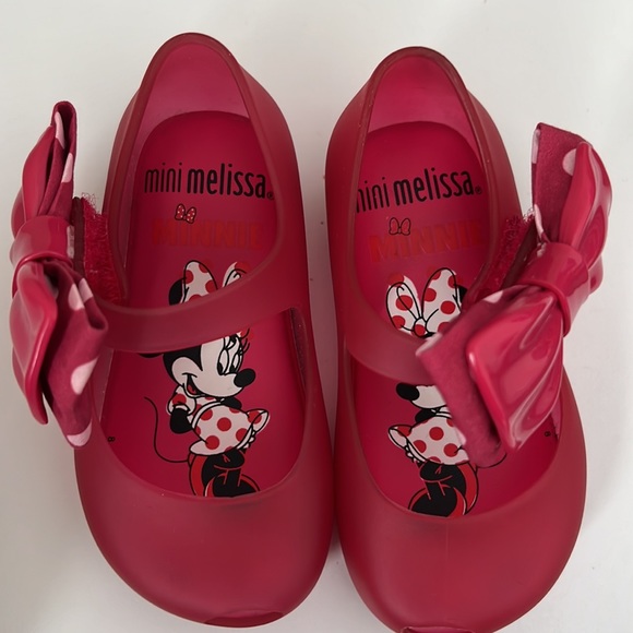 Mini Melissa Pink Minnie Mouse shoes - Picture 3 of 4